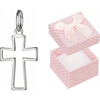 Přívěsek Stříbrný Minimalistický Křížek Malý Kříž Stříbro Přívěsek na Řetízek