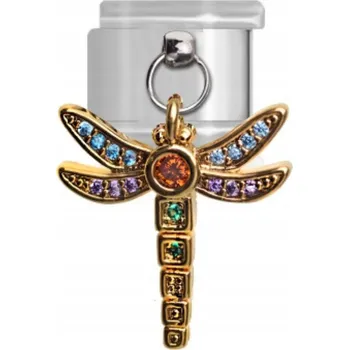 Přívěsek Článek MAYBEME ZÁVĚSNÁ ZLATÁ VÁŽKA