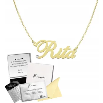 Náhrdelník Náhrdelník se jménem RITA stříbro TBALICZKA