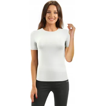 Dámské tričko Tričko dámské Isabel viskózové krátký rukáv Bílé L