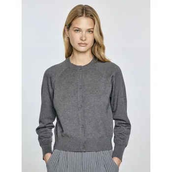 Dámský svetr BIG STAR DÁMSKÝ BAVLNĚNÝ SVETR ŠEDÝ KARINA 902 S