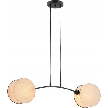 Závěsné svítidlo MOTIF 2 NATURAL Černé Moderní osvětlení