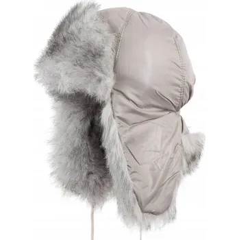 Čepice Haker zimní čepice ušanka béžová velikost M/L