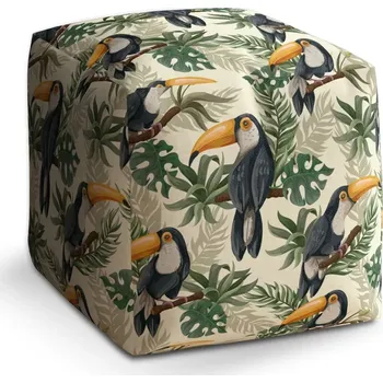 Taburet Sablio Taburet Cube Tukan: 40x40x40 cm