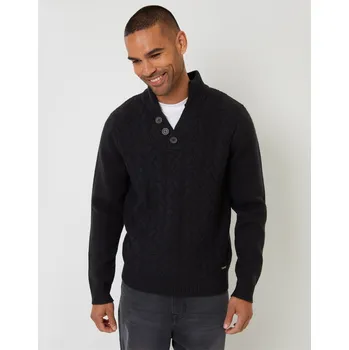 Pánský svetr Svetr Threadbare Black 6765805 Small