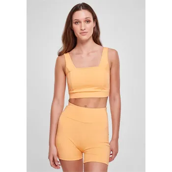 Kalhotky Ladies Recycled Squared Sports Bra - paleorange XXL