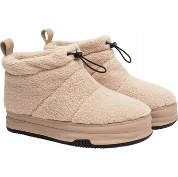 Dámská zimní obuv ZATEPLENÉ DÁMSKÉ ZIMNÍ BOTY KUBOTA CUSHY 37 BÉŽOVÉ SNĚHULE S FLEECEM VEL. 37