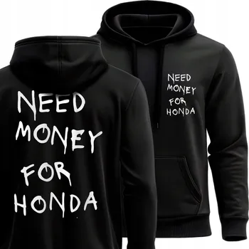 Pánská mikina Pánská mikina JHK s kapucí MIKINA S KAPUCÍ MONEY FOR HONDA vel. M