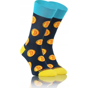Dámské ponožky Sesto Senso Vtipné bavlněné ponožky barevné 43-46 bitcoin