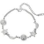 ELENYS Luna Stella Mini – náramek z prémiové oceli Délka náramku: 17+5 cm / max. 22 cm náramek z prémiové oceli