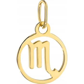Přívěsek ZLATÝ PŘÍVĚSEK PŘÍVĚSEK Dámský pr. 585 Znamení zvěrokruhu Skorpion 14k