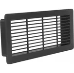 Větrací mřížka mřížka černá 220x90 mm