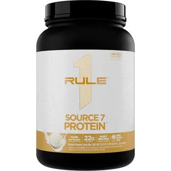 Protein Rule1 Source 7 Protein 820 g Příchuť: Vanilková Zmrzlina