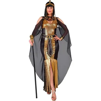 Karnevalový kostým KOSTÝM EGYPTSKÁ KRÁLOVNA VLÁDKYNĚ KARNEVALOVÝ PŘEVLEK L