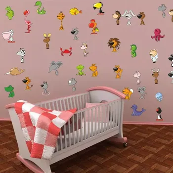 samolepka Sablio Samolepka na zeď: Zvířátka 6