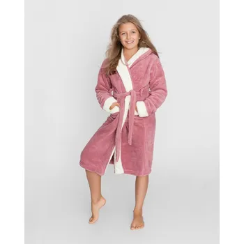 Dámský župan Dívčí župan Tuva Home wellsoft růžový 128 cm