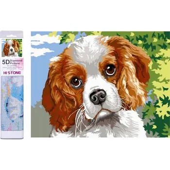 Diamantové malování Diamantová mozaiková výšivka Diamantový pes Spaniel