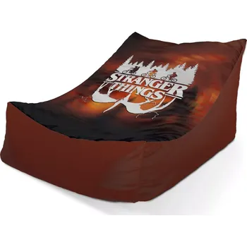 Sedací pytel Sablio Sedací vak Lounge Stranger Things Glow - 80 x 95 x 50 cm