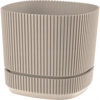 Květináč Plast Květináč , béžový, Galicja 16,5 cm x 16,5 x 15 cm