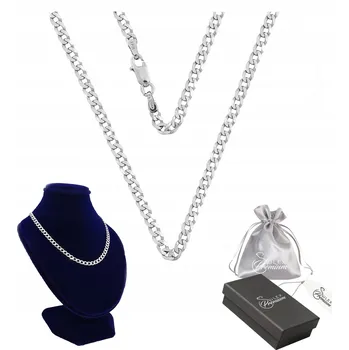 Řetízek Stříbrný Řetízek 925 Elegantní Vazba „pancr“ na přívěsky | 45 cm x 4 mm