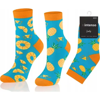 Pánské ponožky Ponožky Intenso ananasy velikost 38-40