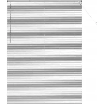 Žaluzie Okenní žaluzie s roletou, manuální, stříbrná, hliníková