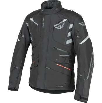 Moto bunda Bunda na motorku Ayrton Trail černo-šedo-červená 3XL