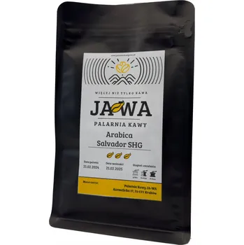Káva zrnková Arabica Pražírna Kawy JA-WA Salvador SHG 250 g