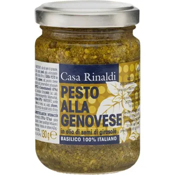 Casa Rinaldi - Pesto alla Genovese in olio di semi di girasole 130g