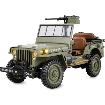 RC model ostatní AMEWI Trade e.K. - Jeep Willys MB Scale RC Crawler 4WD 1:14 RTR zelený