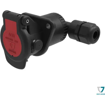 Tažné zařízení zásuvka 24V 7P ABS/EBS ADR kabel 90°