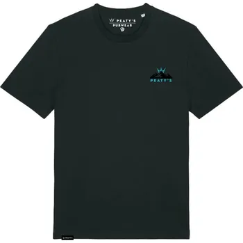 cyklistický dres PEATY'S PUBWEAR TRIKO S KRÁTKÝM RUKÁVEM SUNRISE BLACK (PPW-25-TEE-RZE-BLK) M
