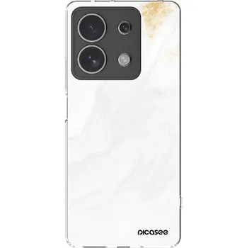 Pouzdro na mobilní telefon Picasee silikonový průhledný obal pro Xiaomi Redmi Note 13 4G - Bílá