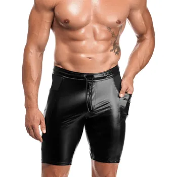 Pánské erotické prádlo Noir Handmade H089 Onyx Hybrid Biker Shorts Black Velikost XXL