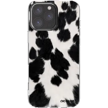 Pouzdro na mobilní telefon Picasee silikonový průhledný obal pro Apple iPhone 16 Pro Max - Black Moo