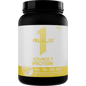 Protein Rule1 Source 7 Protein 820 g Příchuť: Krémový banán