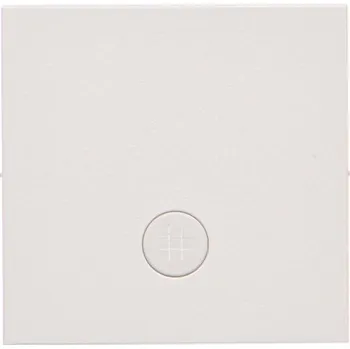 vypínač Kryt s piktogramem “kříž”, k přístrojům SW7M s podsvětlením, Simon 55 TKW7L/114, šedá světlá