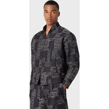 Pánská větrovka Bunda Emporio Armani Blue 6810963 3XL