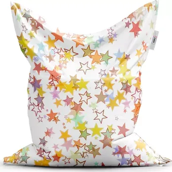 Sedací pytel Sablio Sedací vak Classic Hvězdičky - 150x100 cm
