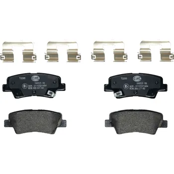 Brzdová destička Sada brzdových destiček, kotoučová brzda HELLA 8DB 355 031-821