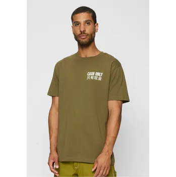 Cash Only Tee - olive XS