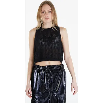 Tílko Tommy Jeans Open Stitch Flag Tank Top Black L