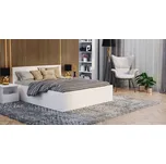 Manželská postel PANAMA KLASIK 140x200 + rošt BÍLÁ