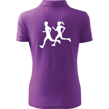 Bezci - žena a muž (Moňas) - Polokošile dámská Pique Polo - S ( Fialová )
