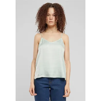Ladies Viscose Satin Slip Top - frostmint M