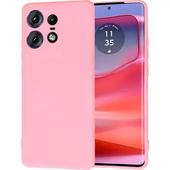 Pouzdro na mobilní telefon Kryt Motorola EDGE 50 Pro, Techsuit SoftFlex - chalk pink
