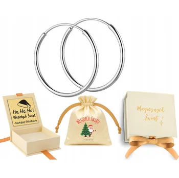 Náušnice NÁUŠNICE KRUHY MALÉ STŘÍBRNÉ 925 2,2 CM 22 MM