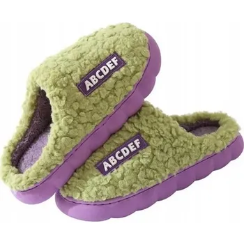 Dámské pantofle Pantofle SILNÁ PODRÁŽKA 38 39 40 fialové ZELENÉ vtipné POHODLNÉ dámské