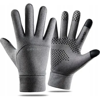 Rukavice Vodotěsné zimní rukavice s dotykovými prsty – pětprsté rukavice polyester, univerzální velikost – unisex