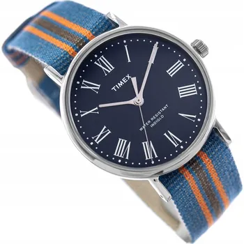 Hodinky DÁMSKÉ HODINKY TIMEX TW2U47100LG S ŘEMÍNKEM A PODSVÍCENÍM INDIGLO